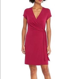 NWT The Limited Pink Wrap Dress in Size XS